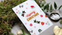 do menu card design with aesthetic