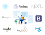 be fullstack web developer in react redux node nextjs