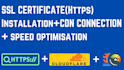 set up ssl certificate,cloudfare and speed optimisation