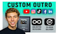 create a custom youtube outro endscreen