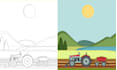 draw stunning vector illustration and line art of anything