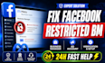 fix your facebook business manager restriction and ad accounts