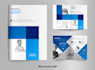 design corporate brochure, catalog, bifold template indesign