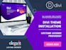 install licensed divi theme, plugins and import demo layout
