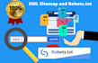 create XML sitemap and robots txt for website seo ranking google indexing