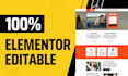 copy website to elementor template