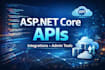 build asp net core apis and cloud dashboards