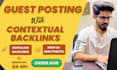 high da dofollow guest posting with seo contextual post backlinks