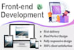 create react js front end website for you