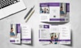design awesome two sided trifold brochure for your business