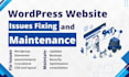 fix wordpress elementor woocommerce and do website maintenance