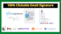 do clickable email signature and email template