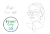 draw single line art illustration in 12 hours