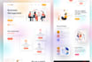 create creative landing page ui ux design