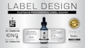 do product label deign, packaging, 3d mockup