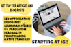 write your engaging SEO articles and blog posts