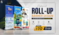 do roll up banner design, retractable pull up banner for you