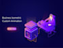 create 2d isometric animation video