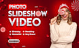 create wedding photo slideshow, promo, memorial video