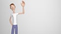 do 3d character animation and 3d character modeling and rigging