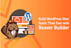 create responsive website with beaver builder