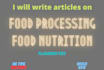 do food science and nutrition articles