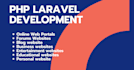 develop custom website in php laravel 8