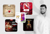 design attractive social media posts, banners and ads
