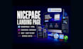 design a landing page with nicepage or elementor