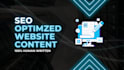 write SEO optimized website content