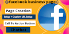 create design facebook business page or fan page