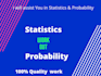 be tutor in statistics and probability