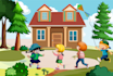 create awesome children book illustration