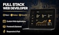 be full stack web developer for custom website development in react node