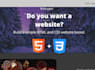 build a simple html css and js based website