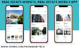 build real estate agent app property app real estate website