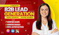 find email address, phone number, b2b leads, contact info, and data entry