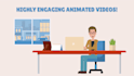 create 2d animated marketing explainer video ad for your business and sales