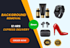 professional fast clipping path, background removal services