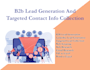 do b2b lead generation and targeted contact info collection