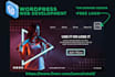 develop website on wordpress, web design web development SEO domain hosting