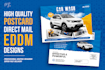 design postcard, eddm postcard, direct mail postcard or door hanger