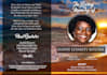 design a professional obituary and funeral program in 6 hours