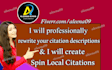 rewrite unique descriptions for spin local citations