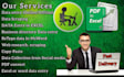 do data entry, web research, copy paste, pdf convert