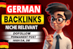 create  german dofollow backlinks for germany de deutsche SEO  link bulding