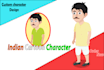 design indian or custom cartoon character and avatars
