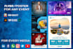 do high quality flyers motion posters