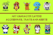 create accessories, assets and layers for your nft character