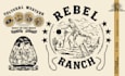 draw vintage handdrawn western cowboy for logo and tshirt